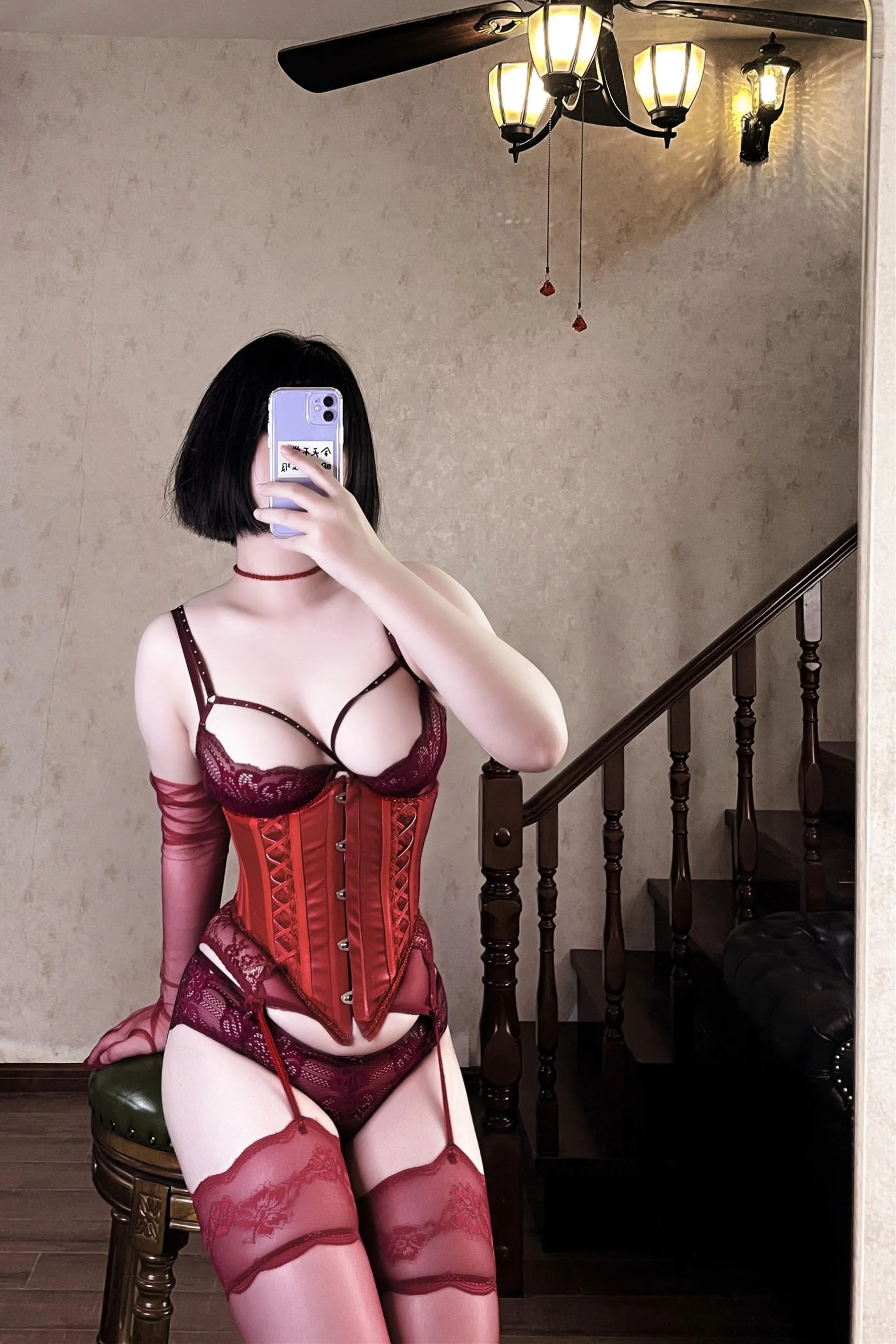 半半子 – NO.67 RED 赤紅 Vol.03 [57P]插图4